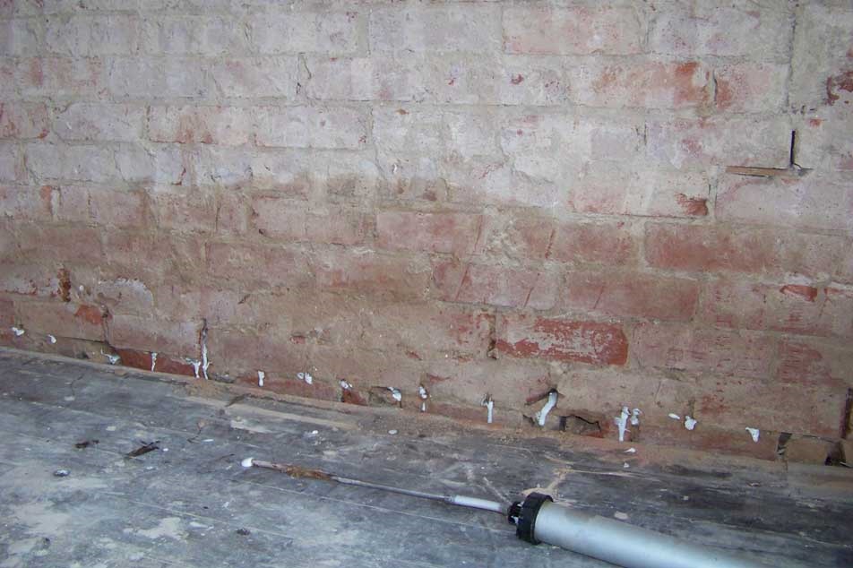 Damp control - ground water dampness - PCA